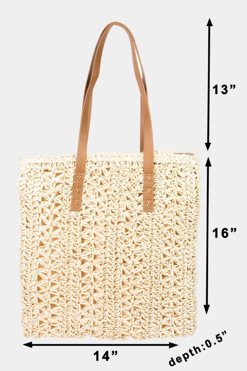 Fame Straw Braided Tote Bag - JDrop.Shop