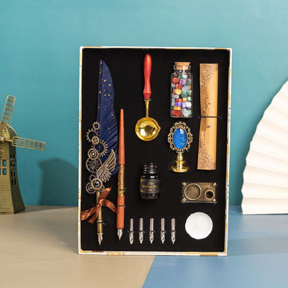 Feather Ink Pen Gift Set - JDrop.Shop