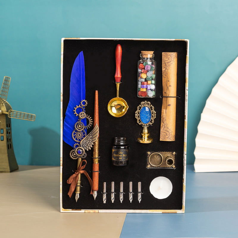 Feather Ink Pen Gift Set - JDrop.Shop