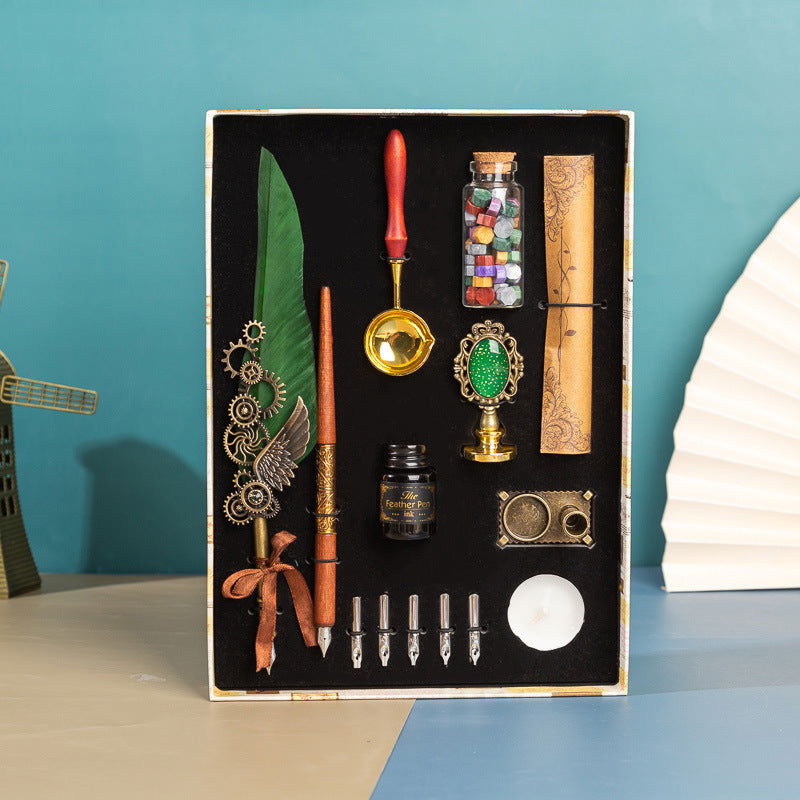 Feather Ink Pen Gift Set - JDrop.Shop