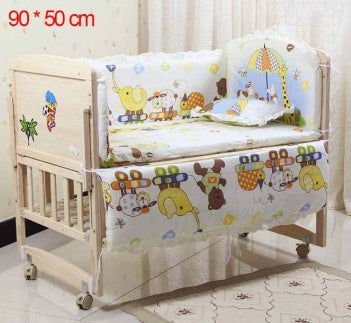 Five-piece cotton baby bed set - JDrop.Shop