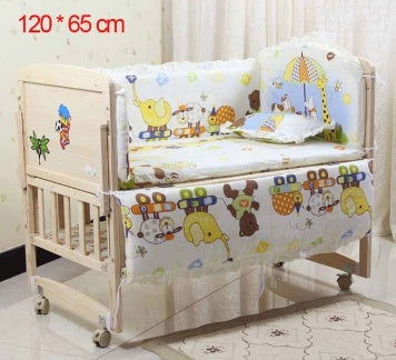 Five-piece cotton baby bed set - JDrop.Shop