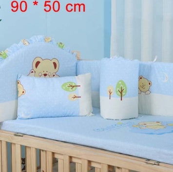 Five-piece cotton baby bed set - JDrop.Shop