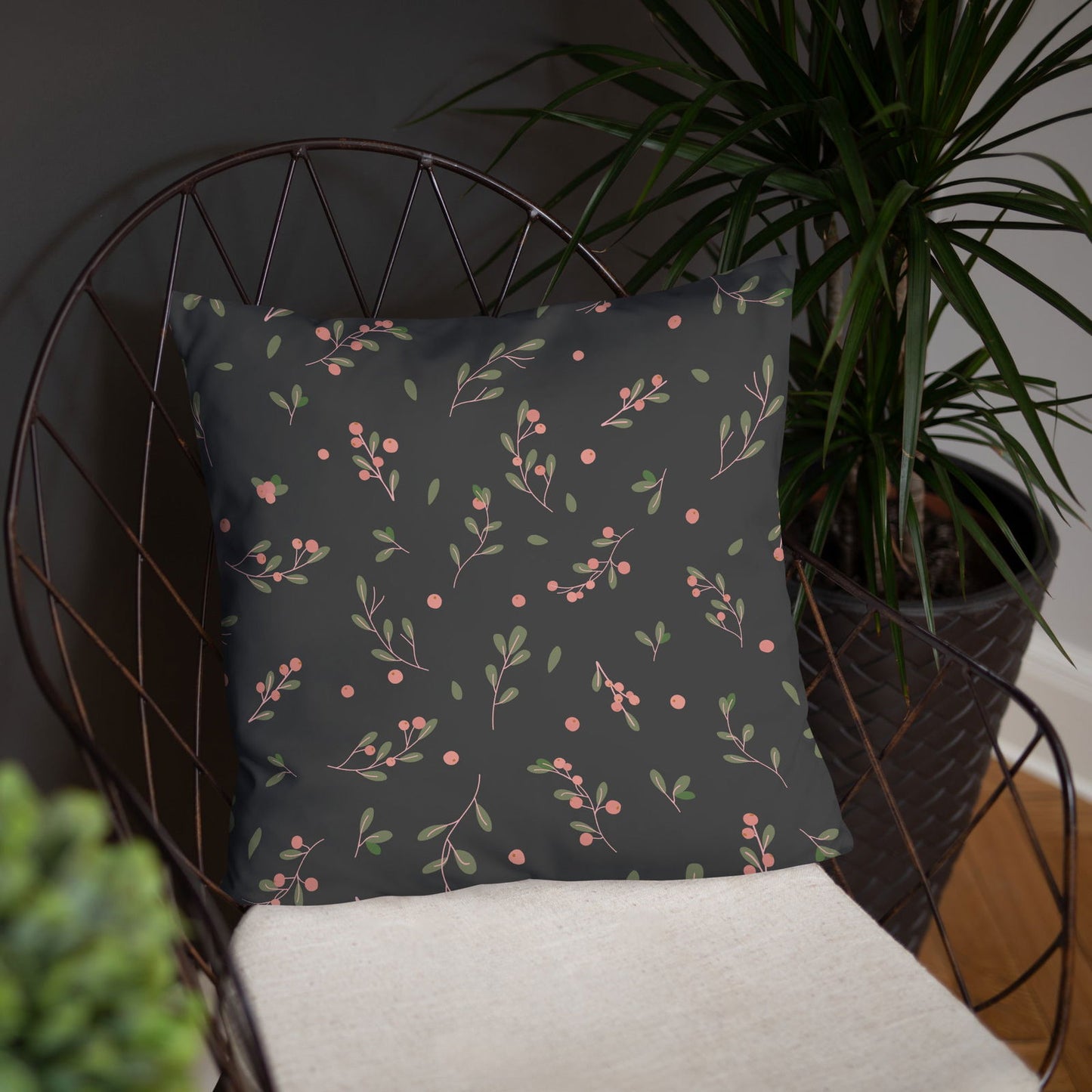 Floral Accent Pillow - JDrop.Shop