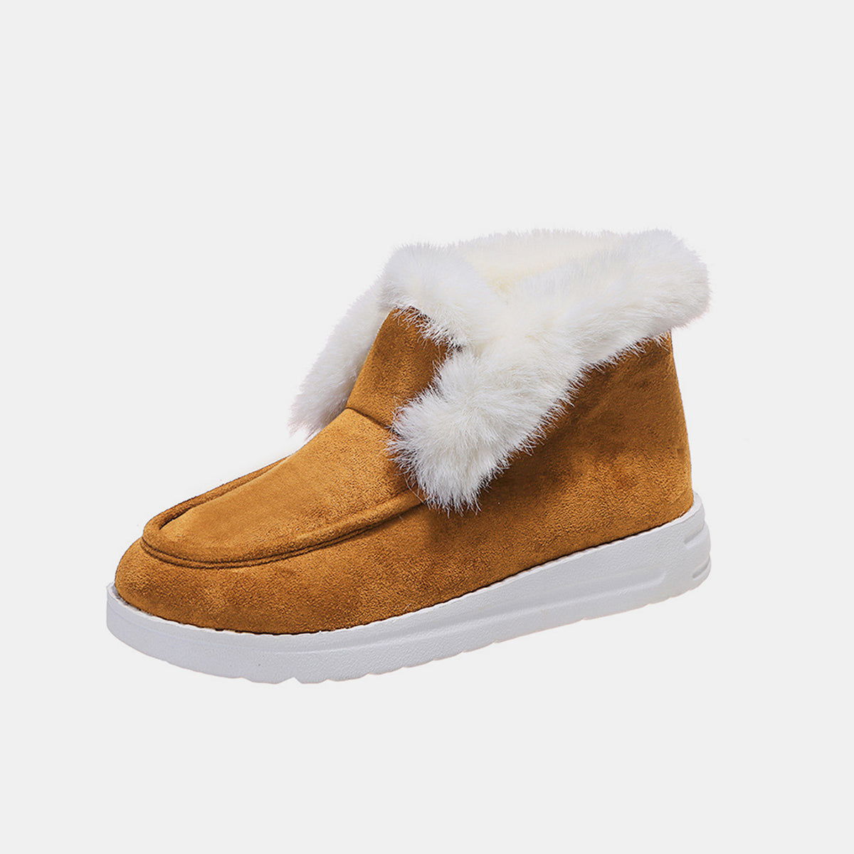 Furry Suede Snow Boots - JDrop.Shop