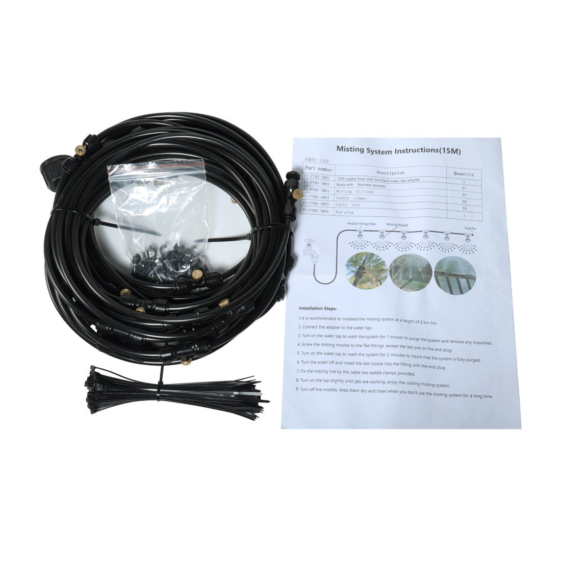 Garden Atomization Cooling System Set - JDrop.Shop