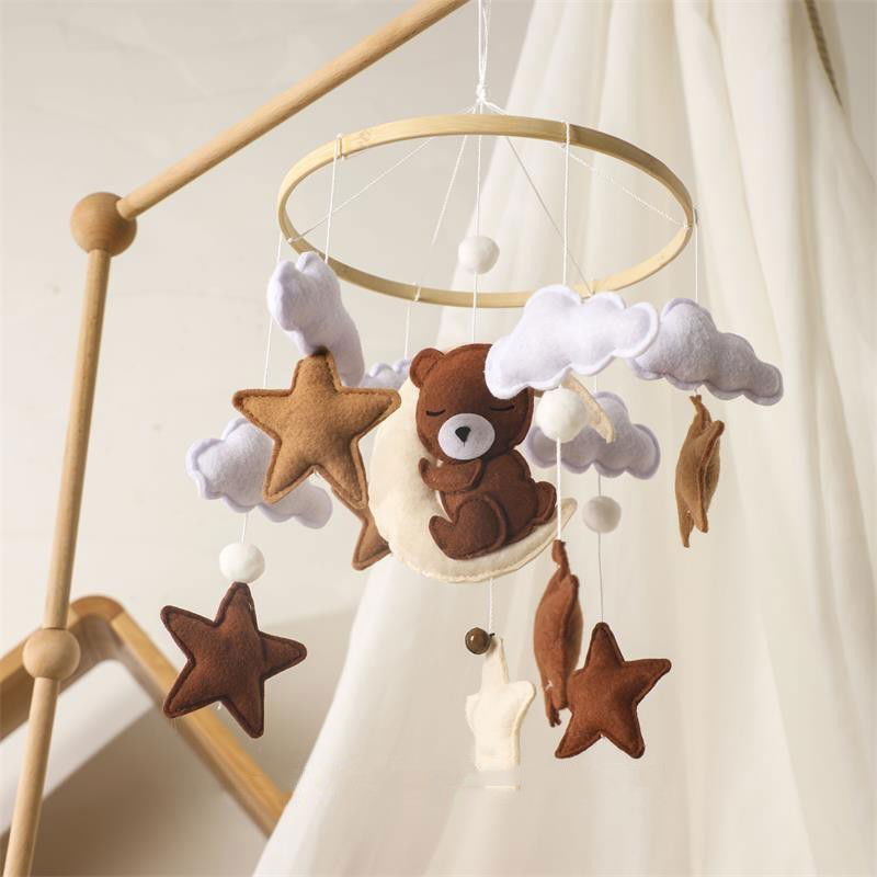 Hand-stitched Felt Baby Bed Mobile - JDrop.Shop