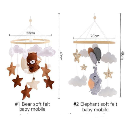 Hand-stitched Felt Baby Bed Mobile - JDrop.Shop