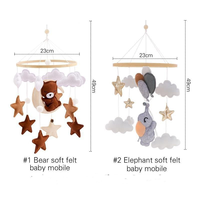 Hand-stitched Felt Baby Bed Mobile - JDrop.Shop