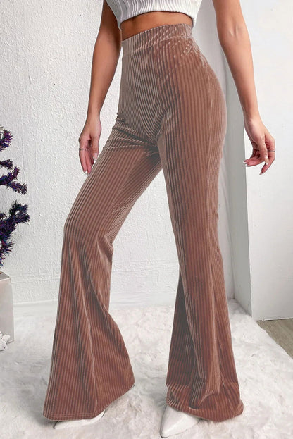 High Waist Bootcut Pants - JDrop.Shop