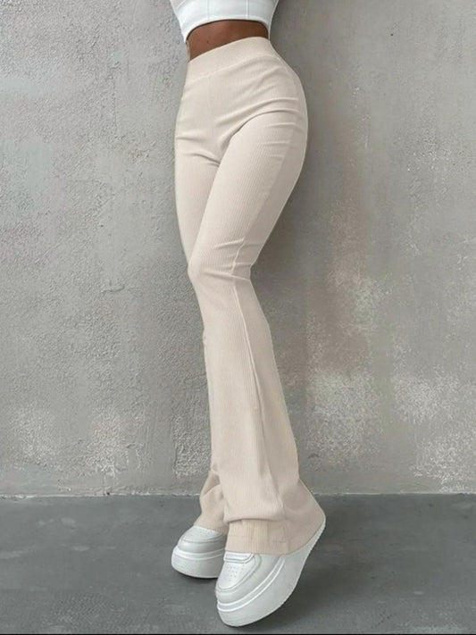 High Waist Flare Pants - JDrop.Shop