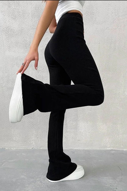 High Waist Flare Pants - JDrop.Shop