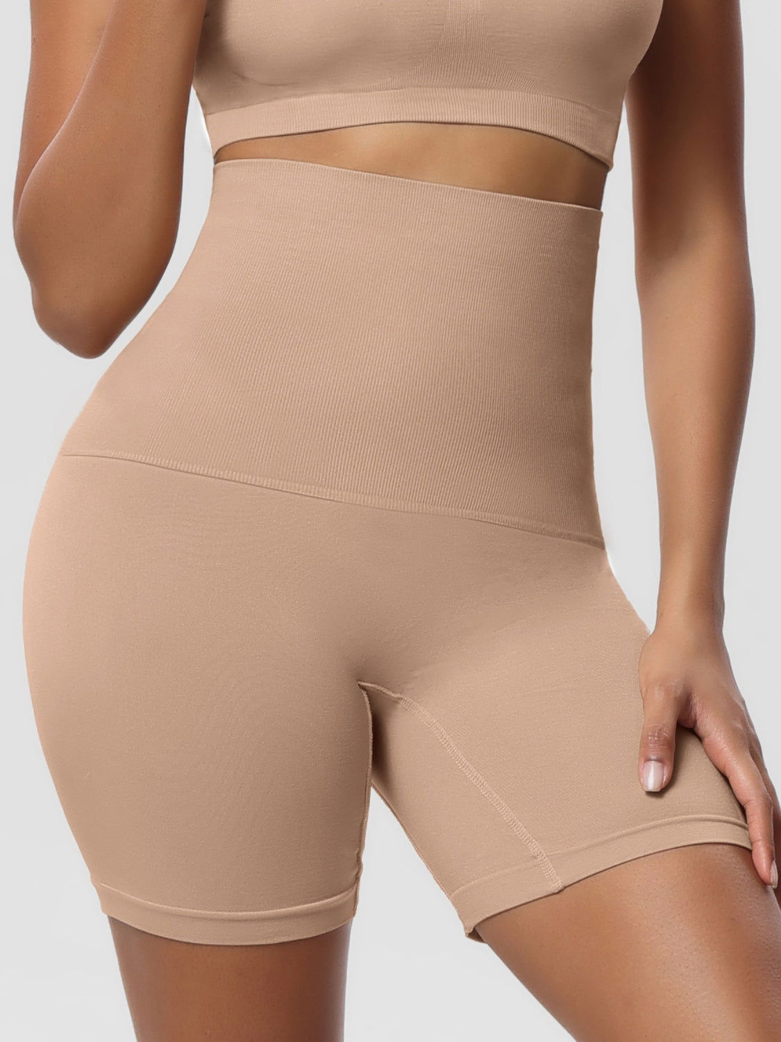 High Waist Shaping Shorts - JDrop.Shop