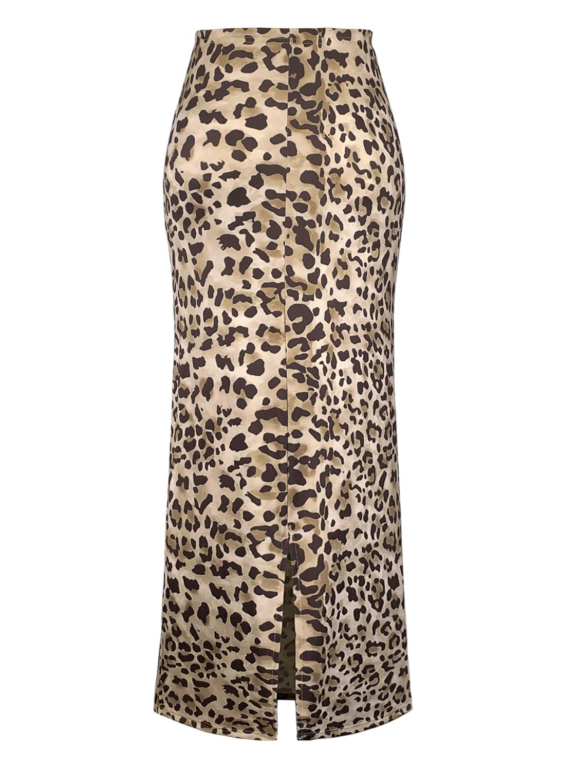 Honey Slit Leopard Midi Skirt - JDrop.Shop