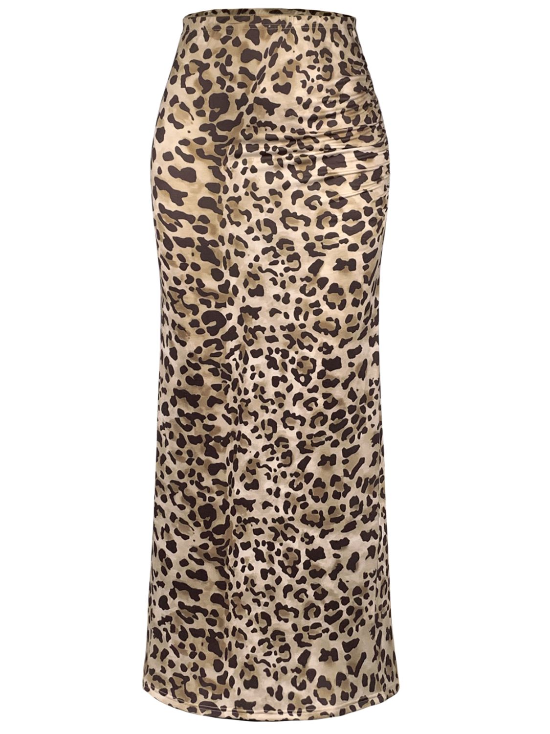 Honey Slit Leopard Midi Skirt - JDrop.Shop