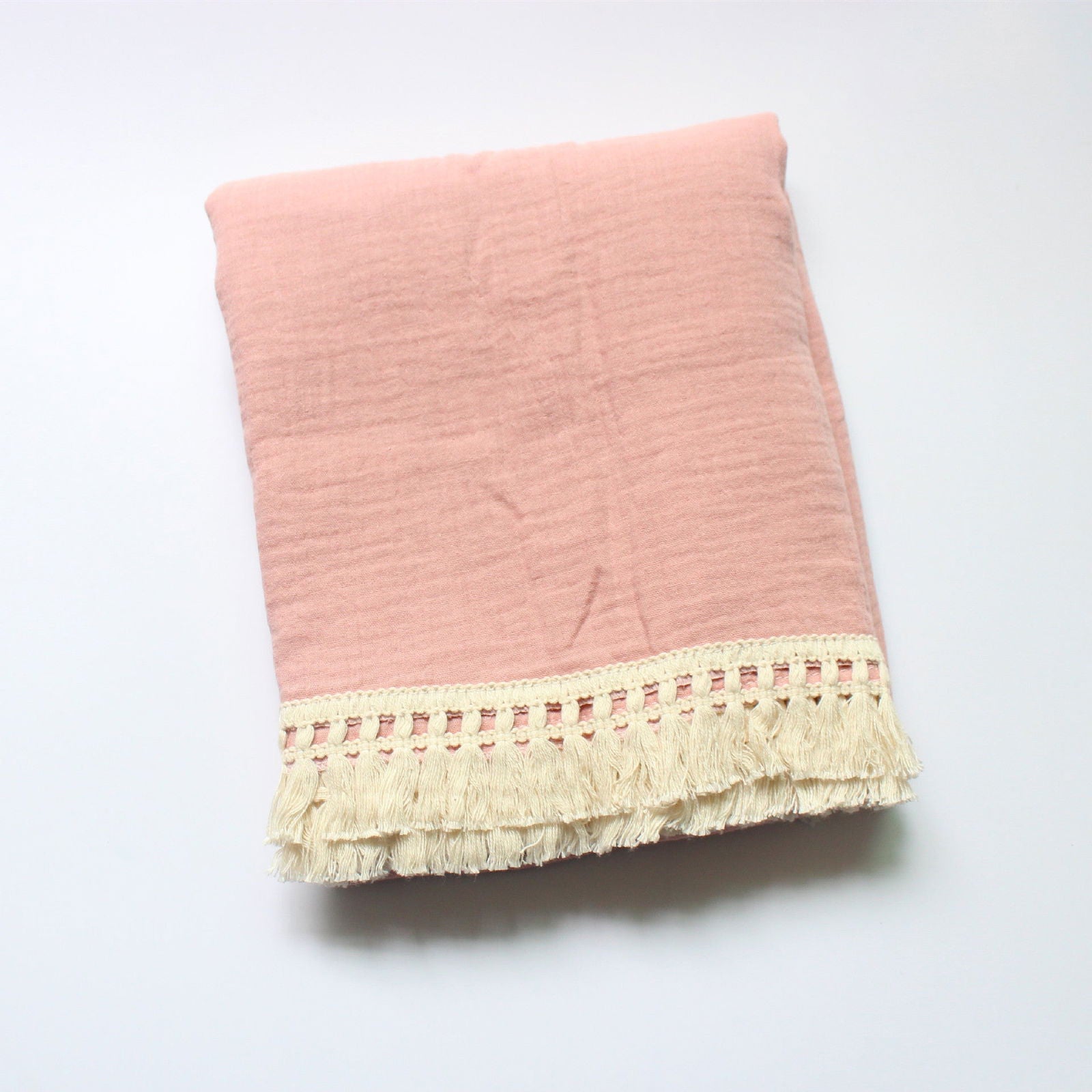 Infant Cotton Printed Tassel Blanket - JDrop.Shop