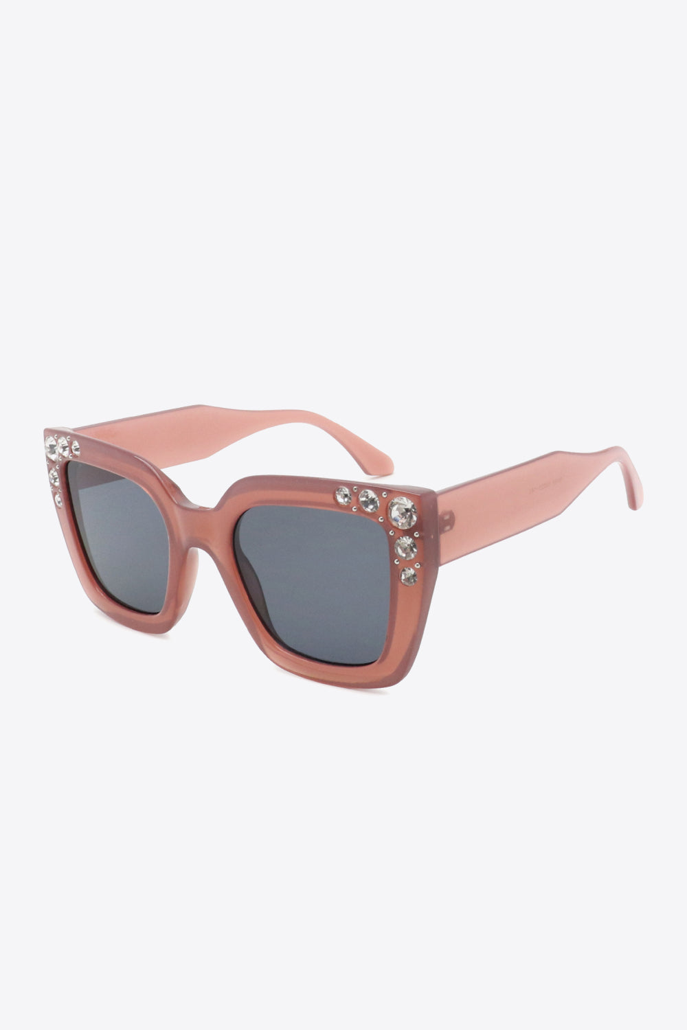 Inlaid Rhinestone Polycarbonate Sunglasses - JDrop.Shop