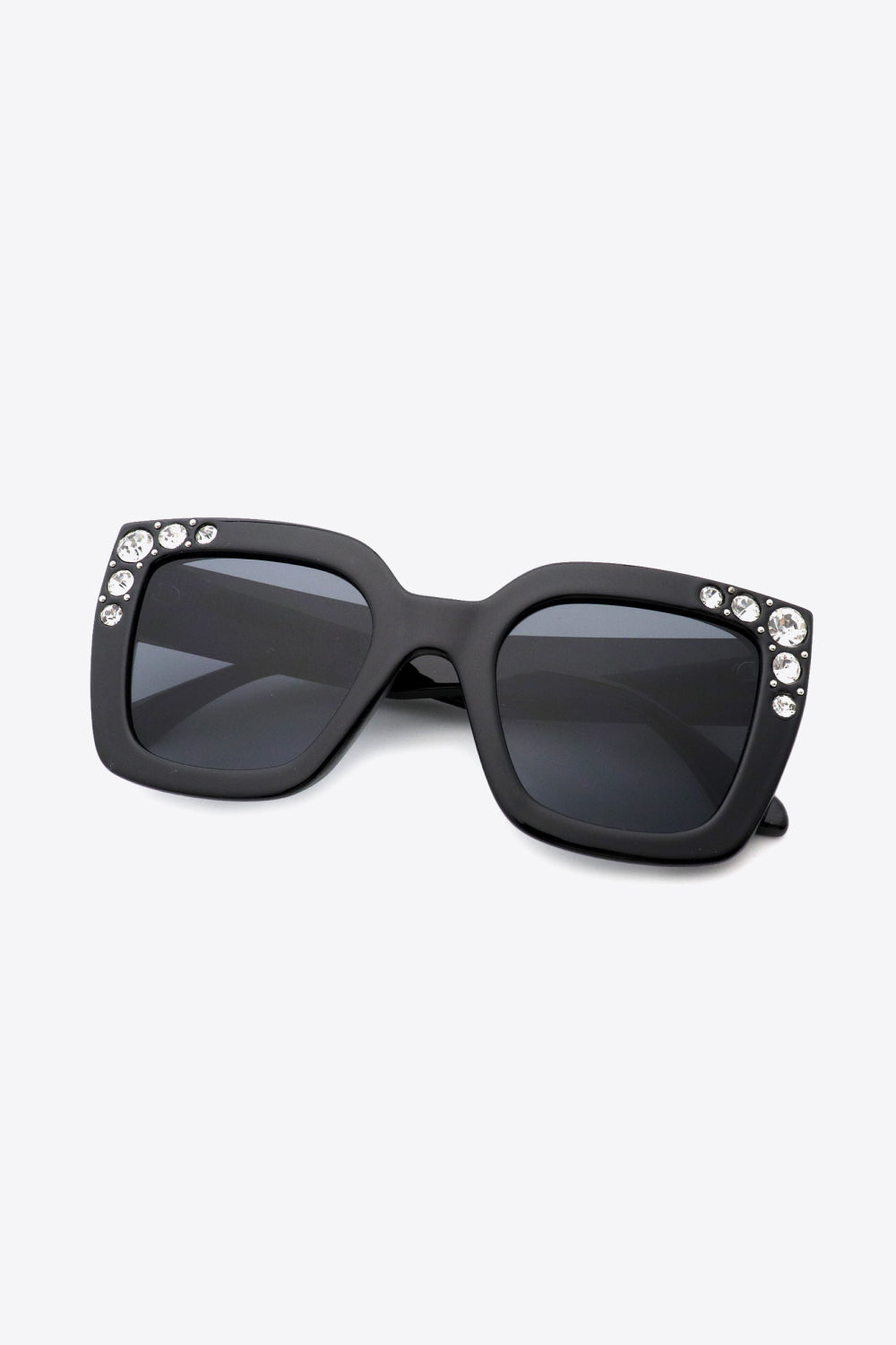 Inlaid Rhinestone Polycarbonate Sunglasses - JDrop.Shop