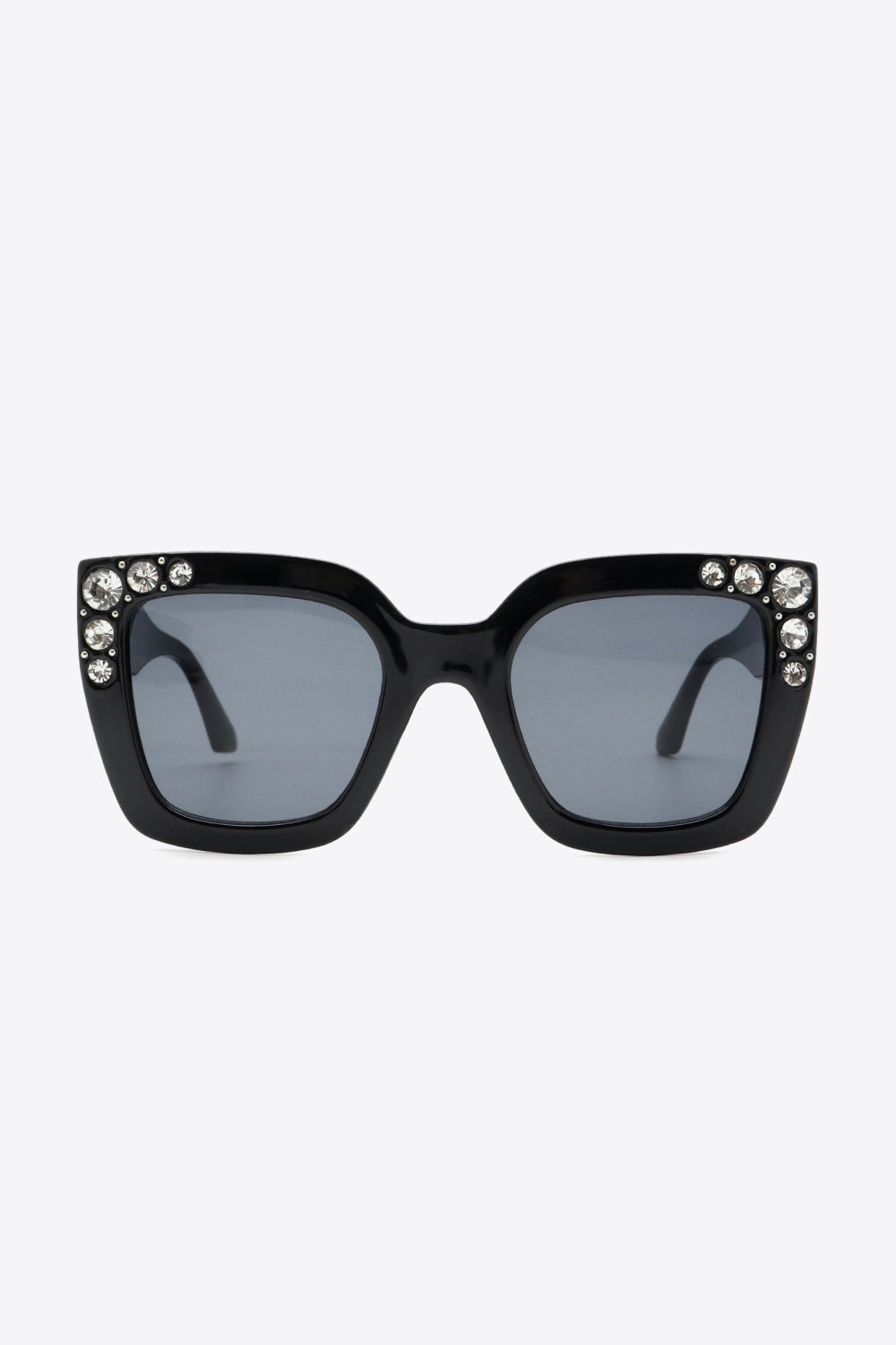 Inlaid Rhinestone Polycarbonate Sunglasses - JDrop.Shop