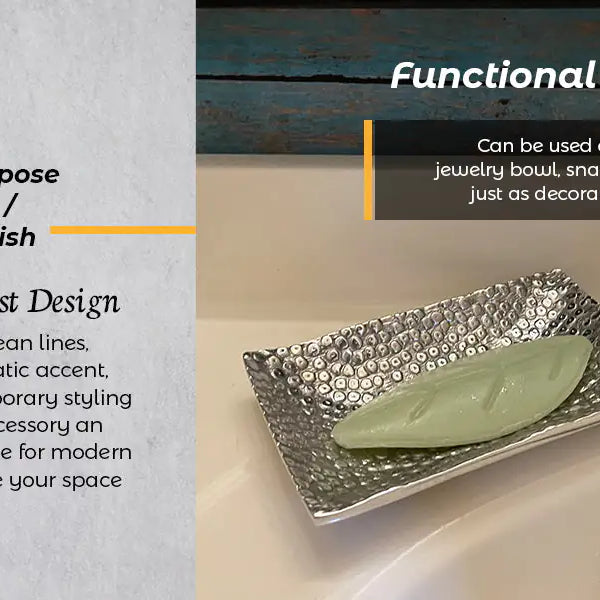 Multi-Purpose Soap Dish / Jewelry Bowl