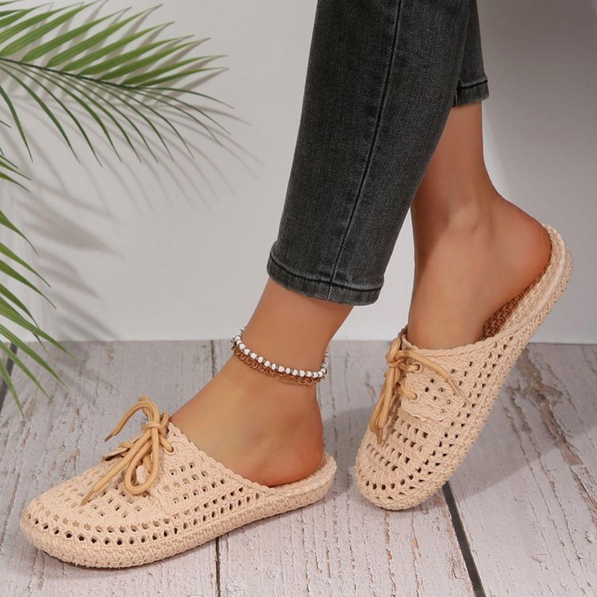 Lace-Up Flat Sandals - JDrop.Shop