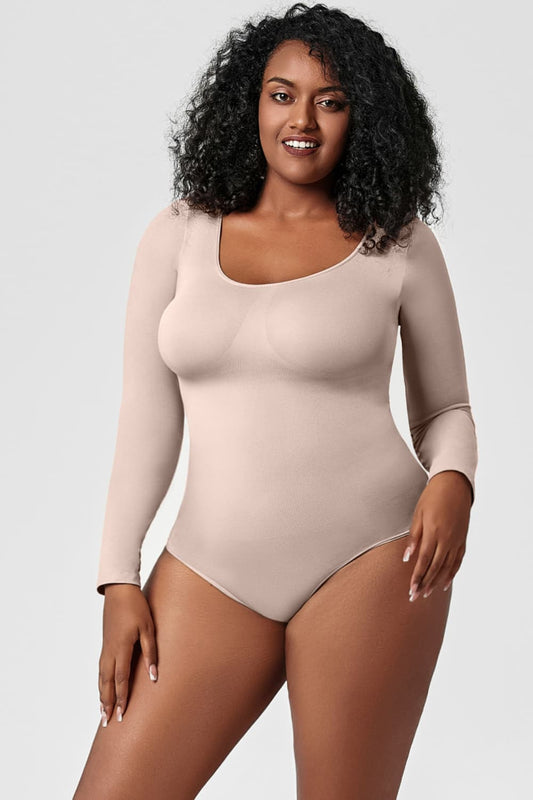 Long Sleeve Shaping Bodysuit - JDrop.Shop