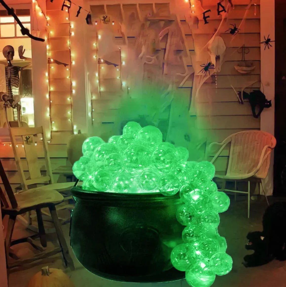 DIY Bubble Cauldron Halloween Decoration Set