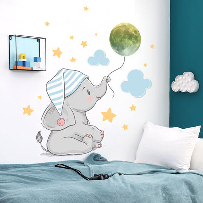 Luminous Moon Elephant Wall Sticker - JDrop.Shop