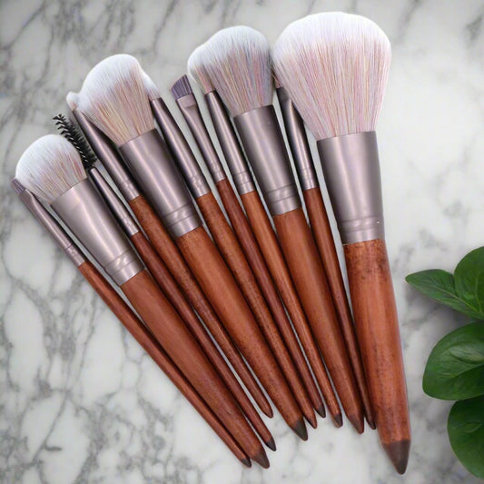 Matte Coffee Makeup Brush Set - JDrop.Shop