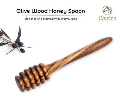 Mediterranean Olive Wood Honey Spoon - JDrop.Shop