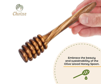 Mediterranean Olive Wood Honey Spoon - JDrop.Shop