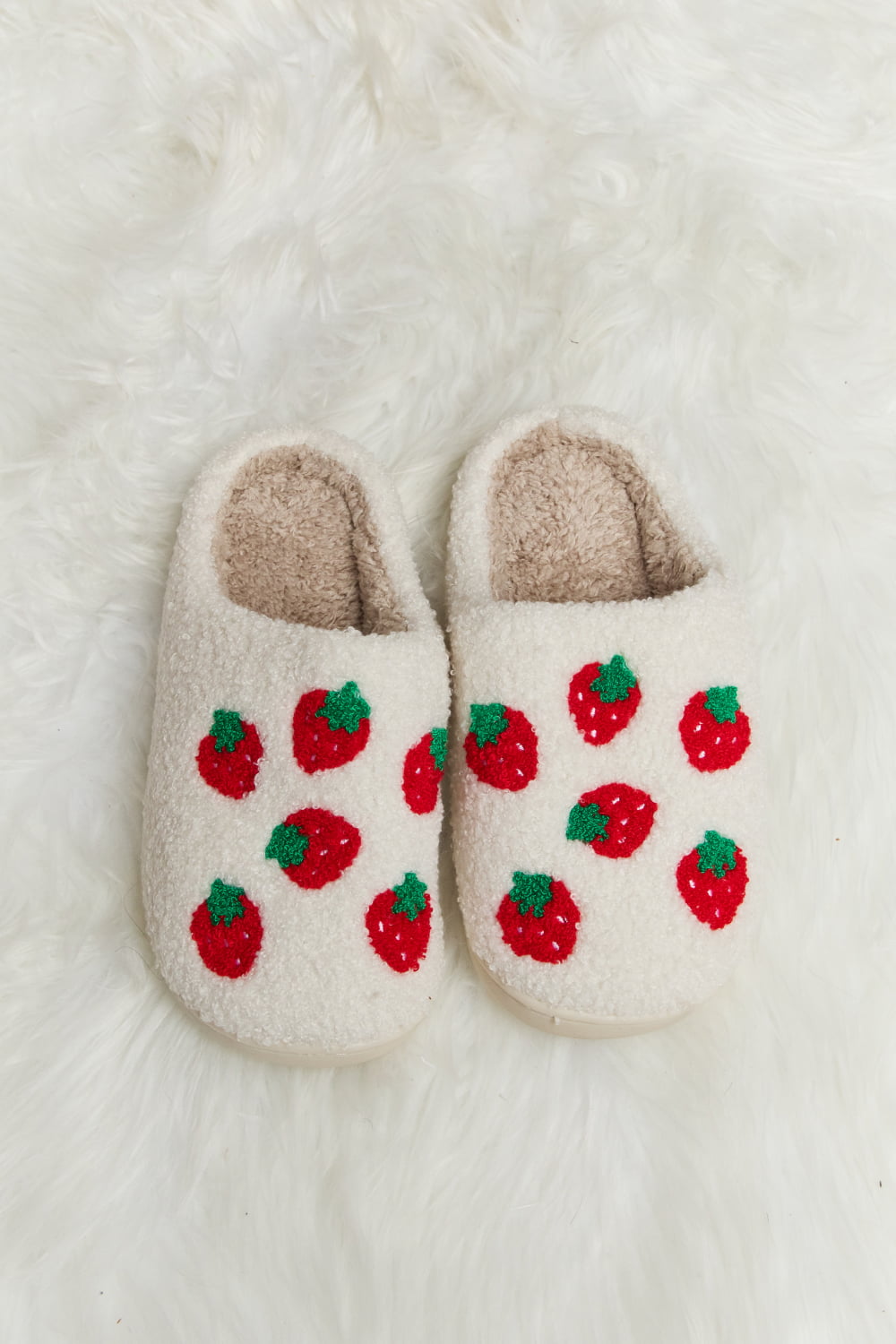 Melody Printed Plush Slide Slippers - JDrop.Shop