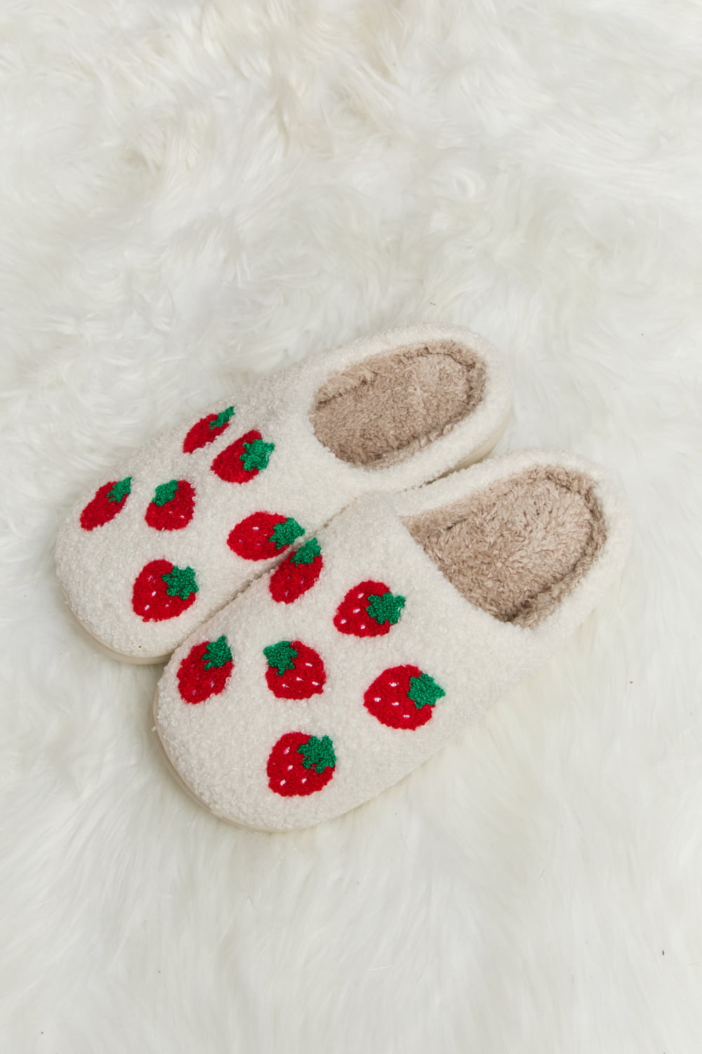 Melody Printed Plush Slide Slippers - JDrop.Shop