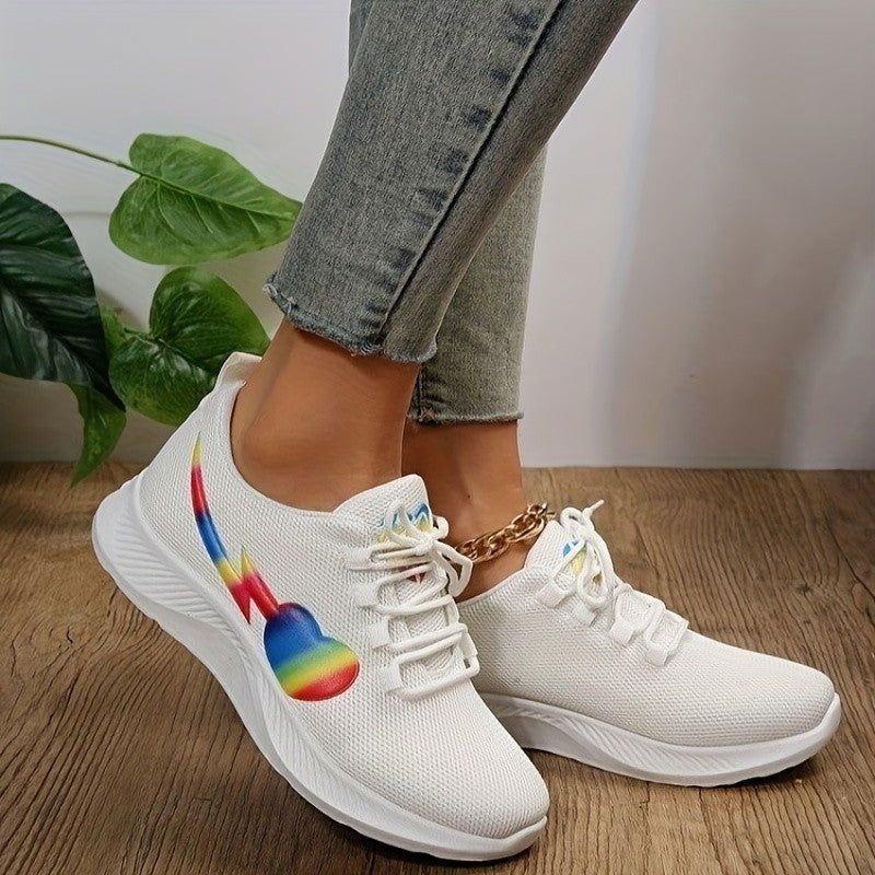 Mesh Lace-Up Sneakers - JDrop.Shop