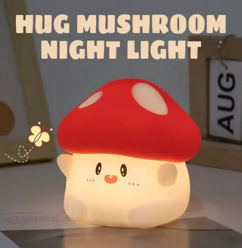 Cute Mushroom LED Night Light