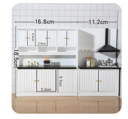 Miniature Cooking Kitchen Cabinet Set - JDrop.Shop