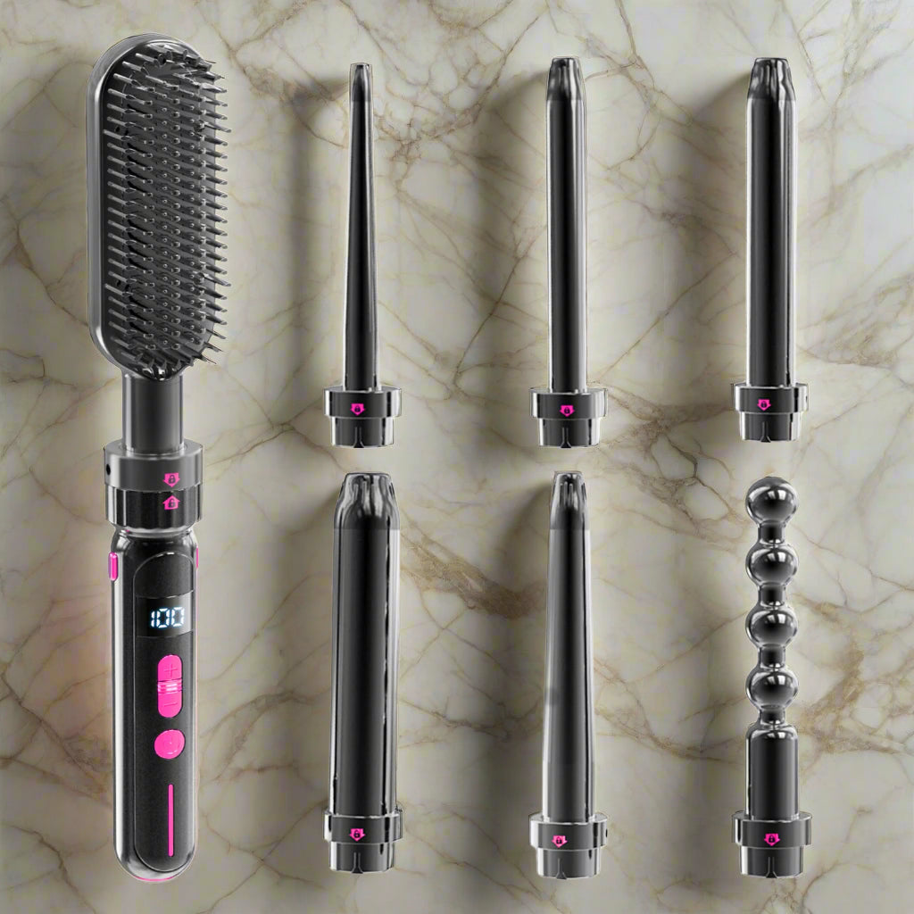 Multi-functional Hair Curling Iron Straightener