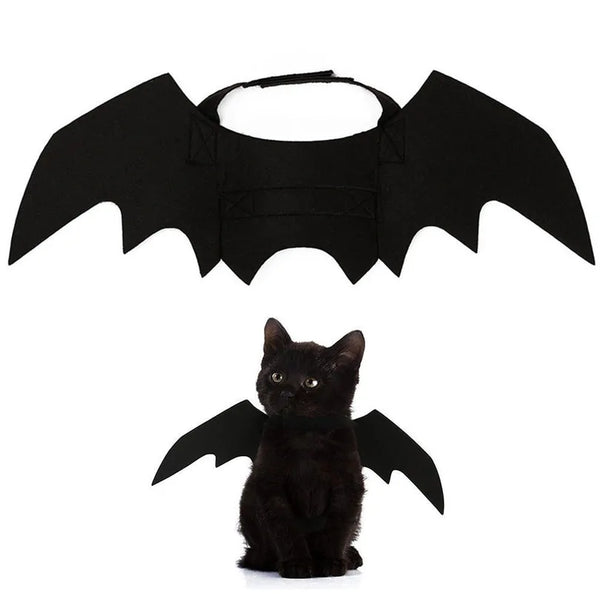 Halloween Small Pet Cat Bat Wings