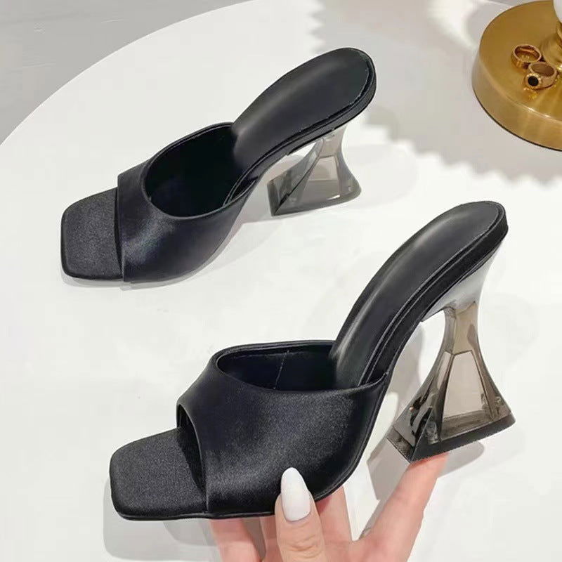 Open Toe High Heel Sandals - JDrop.Shop