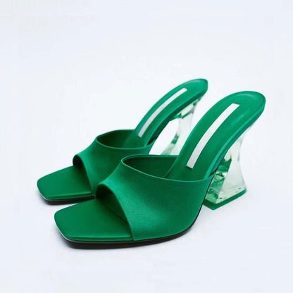 Open Toe High Heel Sandals - JDrop.Shop