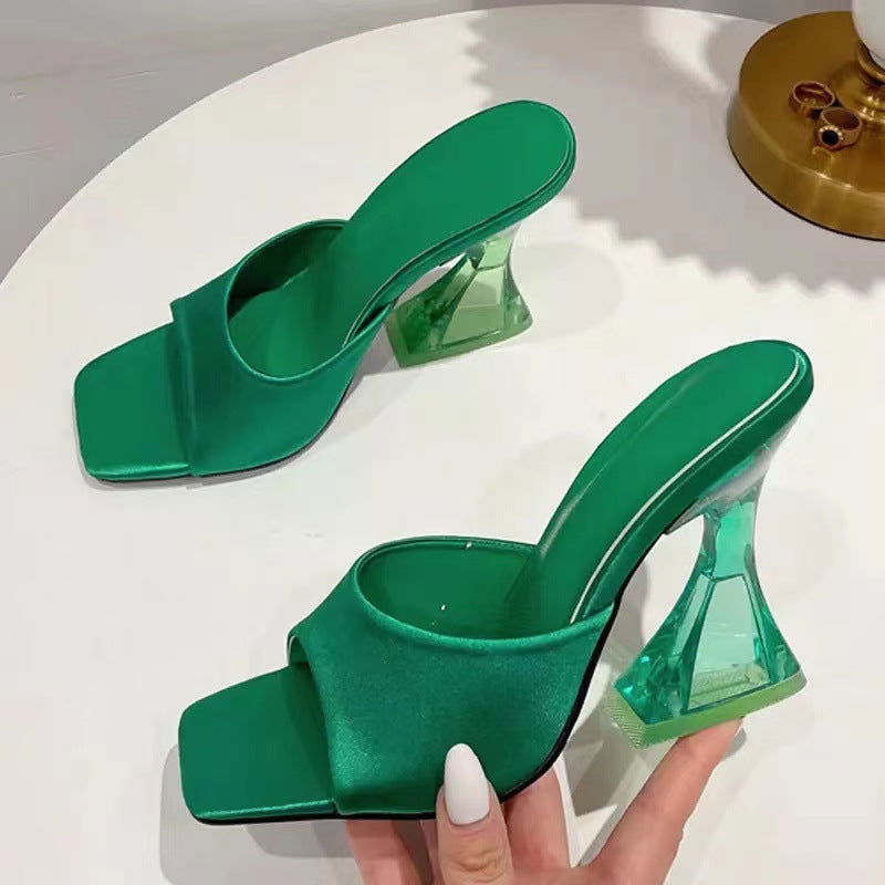 Open Toe High Heel Sandals - JDrop.Shop