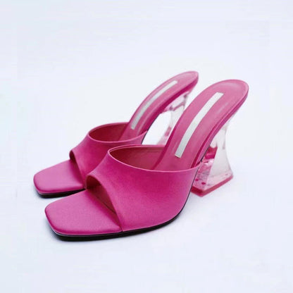 Open Toe High Heel Sandals - JDrop.Shop