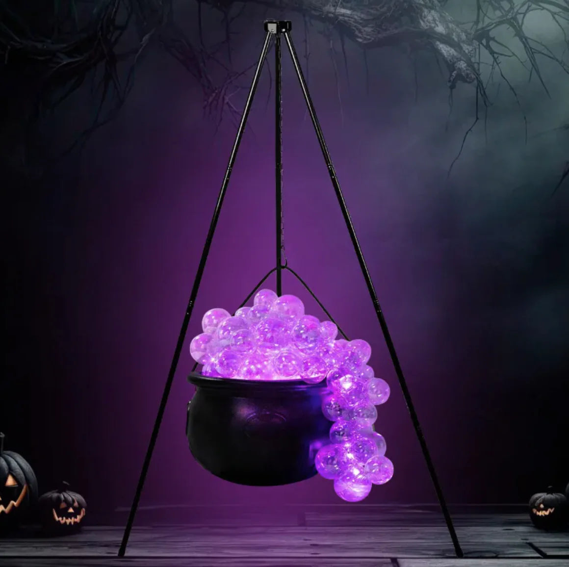 DIY Bubble Cauldron Halloween Decoration Set