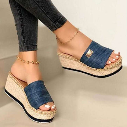 PU Leather Open Toe Sandals - JDrop.Shop