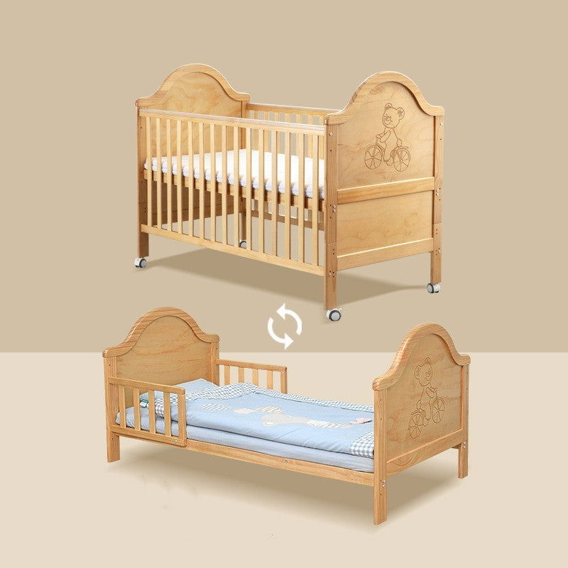 Pine Wood Baby Bed Multi-function - JDrop.Shop