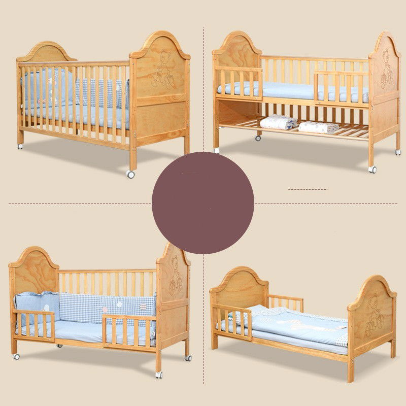 Pine Wood Baby Bed Multi-function - JDrop.Shop