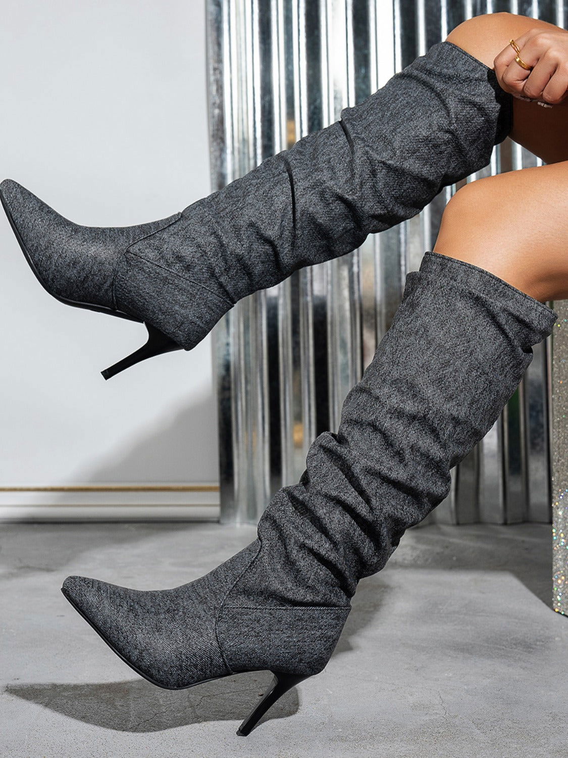 Point Toe Stiletto Boots - JDrop.Shop