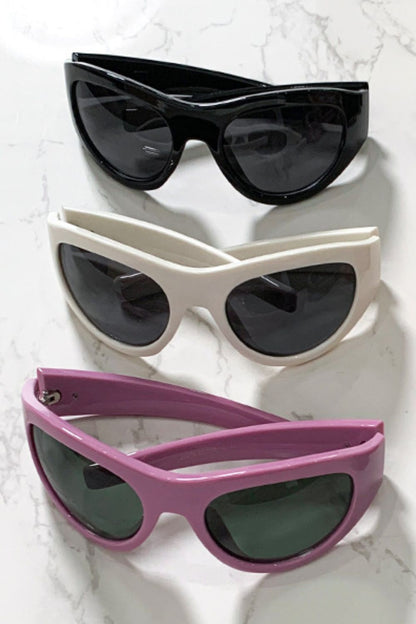 Polycarbonate Frame Cat-Eye Sunglasses - JDrop.Shop