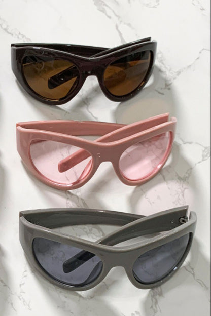 Polycarbonate Frame Cat-Eye Sunglasses - JDrop.Shop