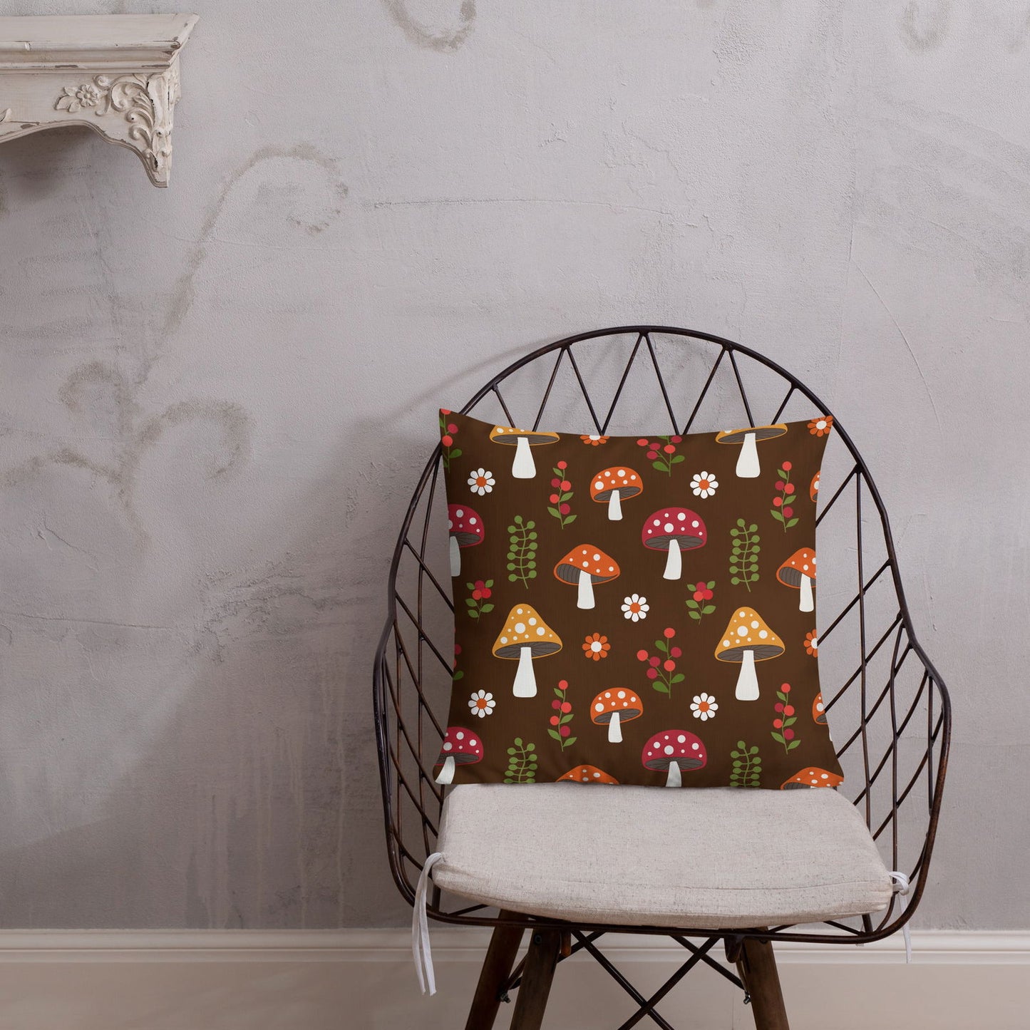 Premium Mushroom Accent Pillow - JDrop.Shop